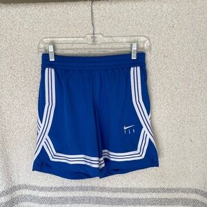 blue nike fly shorts - L